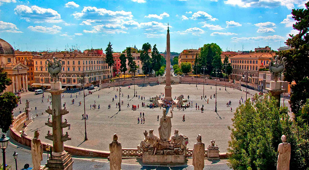 Площадь Пьяцца дель Пополо